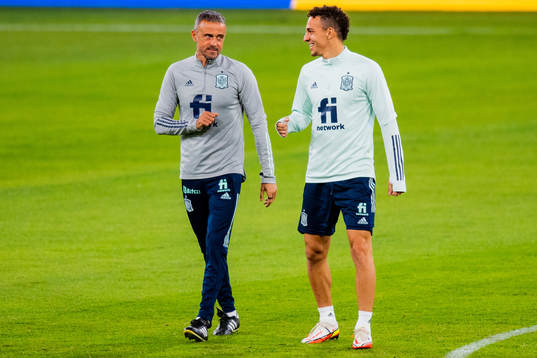 Head coach Luis Enrique of the Spanish national football