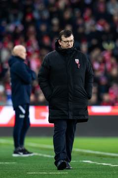 Dainis Kazakevics, head coach of Latvia