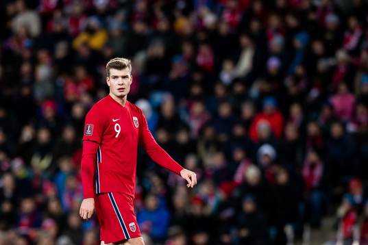 Alexander Sørloth of Norway