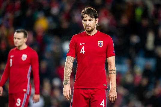 Stefan Strandberg of Norway looks dejected