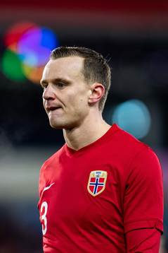 Marius Lode of Norway looks dejected