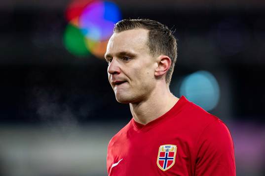 Marius Lode of Norway looks dejected