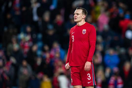 Marius Lode of Norway looks dejected