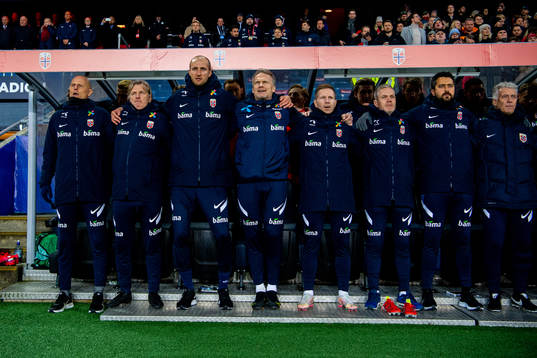 Ståle Solbakken, head coach, Kent Bergersen, assistant