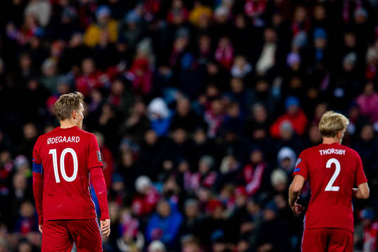 Martin Ødegaard and Morten Thorsby