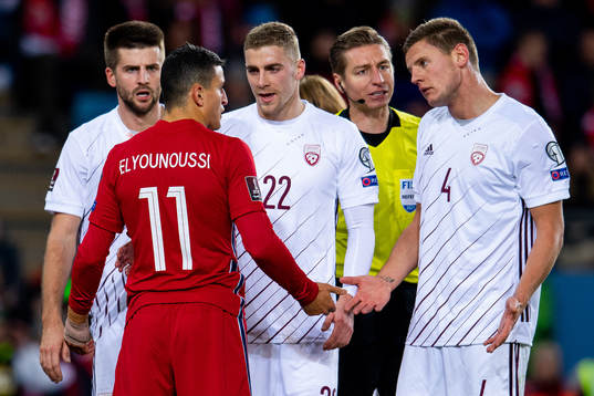 Antonijs Cernomordijs, Vladislavs Gutkovskis and Kaspars