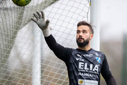 Bergas målvakt Oscar Johansson