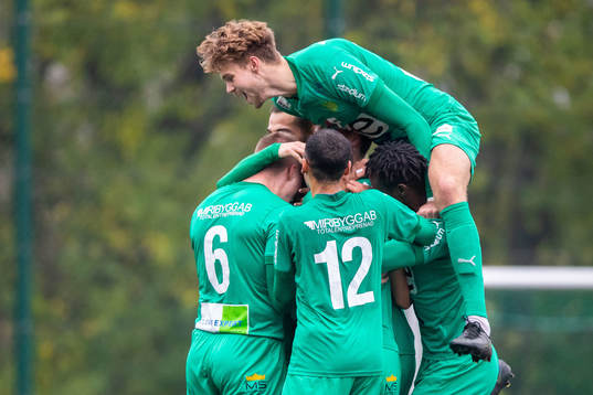 Olympics spelare jublar