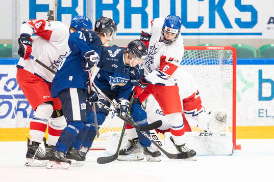 Juuso Mäenpää of Finland and Tomas Hamara of Czech