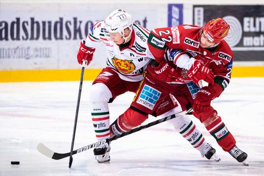 Moras Robin Johansson och Modos Daniel Mannberg