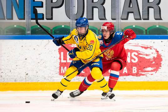 Jonathan Lekkerimäki of Sweden and Maxim Fedotov of Russia