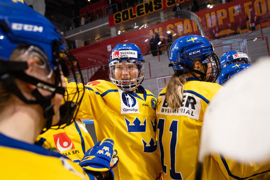 Jessica Adolfsson of Sweden celebrates