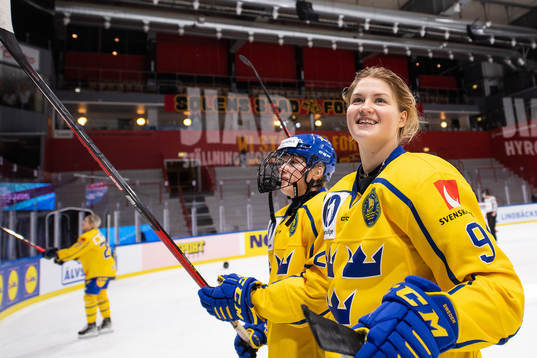 Jessica Adolfsson of Sweden celebrates