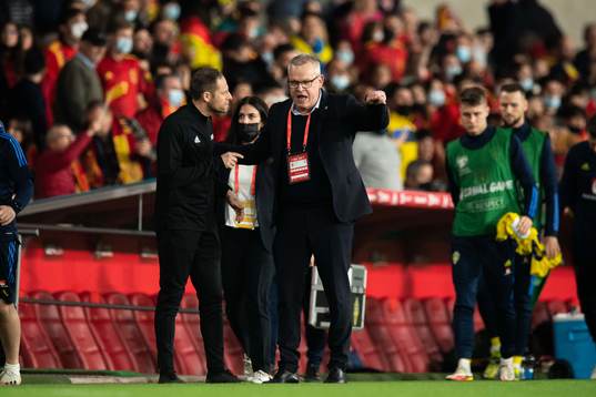 Head coach Janne Andersson of Sweden