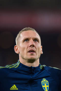 Goalkeeper Robin Olsen of Sweden