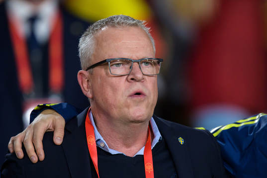 Head coach Janne Andersson of Sweden