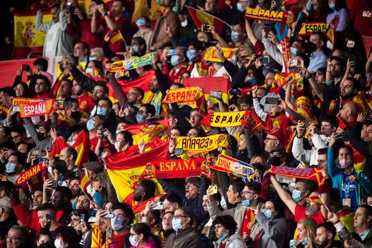 during the FIFA World Cup Qualifier football match between
