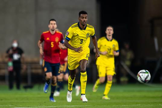 Alexander Isak of Sweden