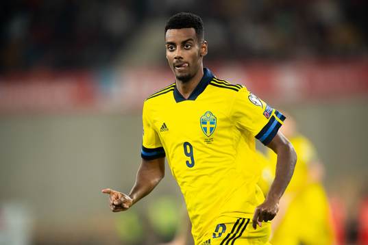 Alexander Isak of Sweden