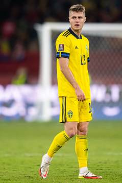 Mattias Svanberg  of Sweden looks dejected