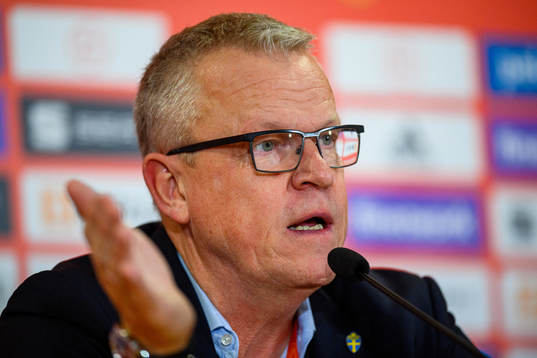 Head coach Janne Andersson of Sweden