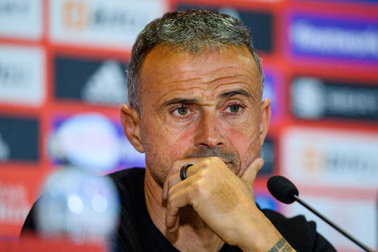 Head coach Luis Enrique of Spain