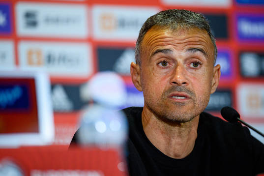 Head coach Luis Enrique of Spain