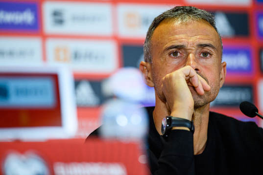 Head coach Luis Enrique of Spain