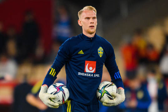 Goalkeeper Pontus Dahlberg