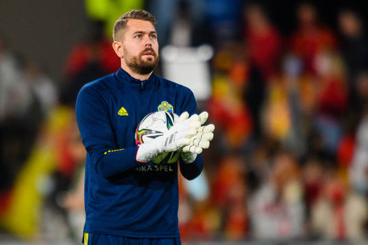 Goalkeeper Kristoffer Nordfeldt