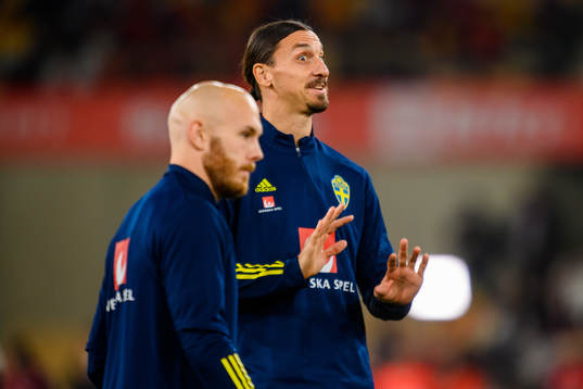 Zlatan Ibrahimovic of Sweden