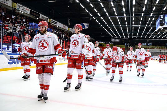 Troja/Ljungbys spelare deppar