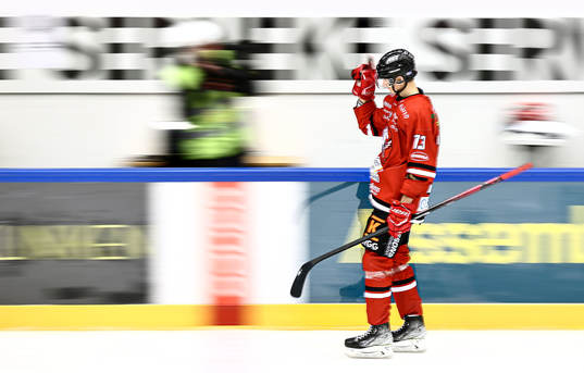 Vita Hästens Fabian Ilestedt jublar