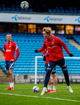 Ola Solbakken of the Norwegian national football team