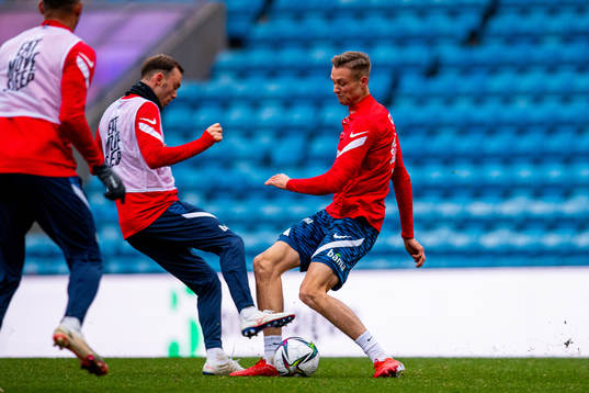 Fredrik Aursnes and Stian Gregersen of the Norwegian