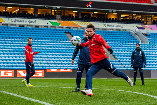 Anders Trondsen of the Norwegian national football team