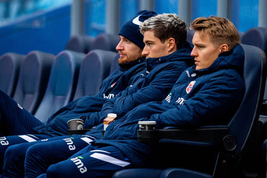 Stefan Strandberg, Mathias Normann and Martin Ødegaard of