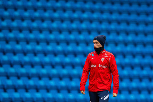 Marcus Holmgren Pedersen of the Norwegian national football