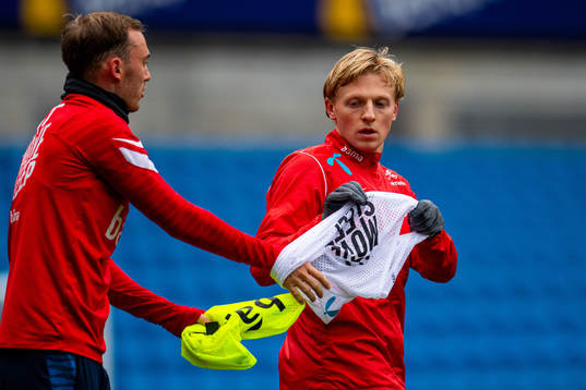 Fredrik Aursnes and Mats Møller Dæhli of the Norwegian