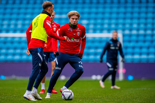 Jens Petter Hauge of the Norwegian national football team