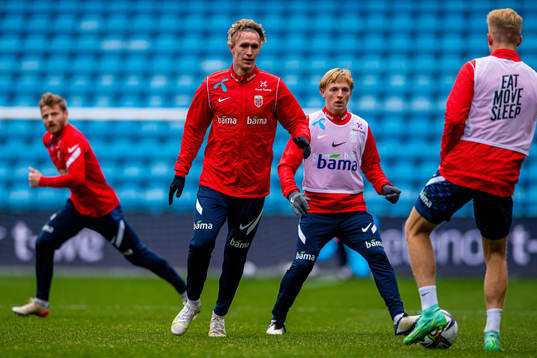 Ola Solbakken of the Norwegian national football team