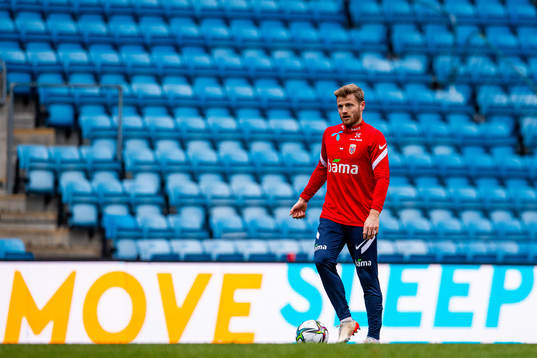 Fredrik Midtsjø of the Norwegian national football team