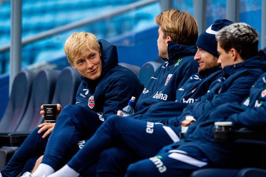 Birger Meling of the Norwegian national football team