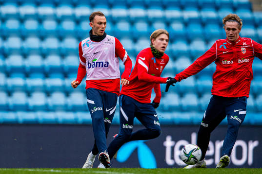 Fredrik Aursnes of the Norwegian national football team