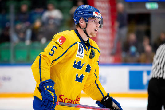 Anton Olsson of Sweden looks dejected