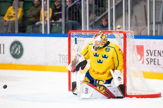 Goalkeeper Jesper Wallstedt of Sweden