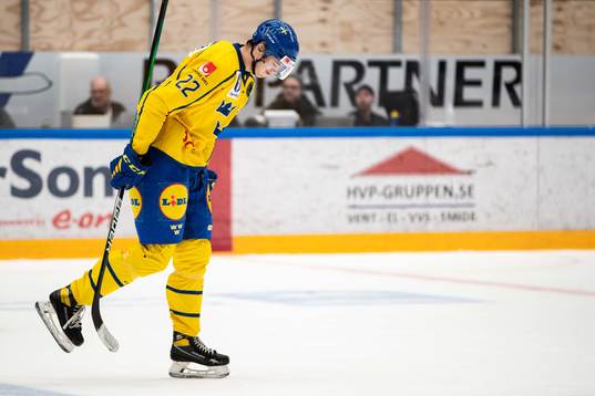 William Wallinder of Sweden looks dejected