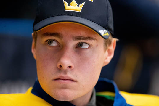 Goalkeeper Calle Clang of Sweden