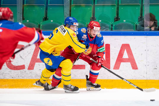 Måns Forsfjäll of Sweden and Alexander Pashin of Russia