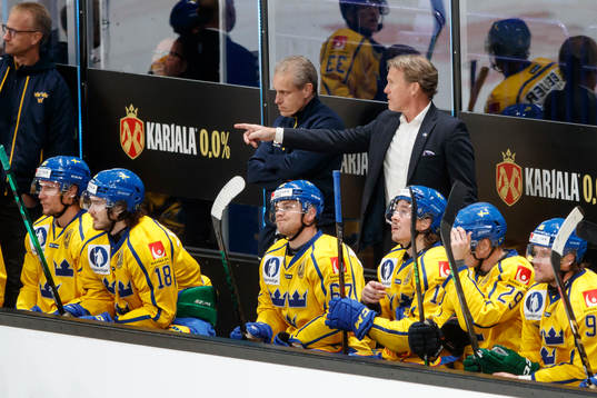 Head coach Johan Karpenlöv of Sweden